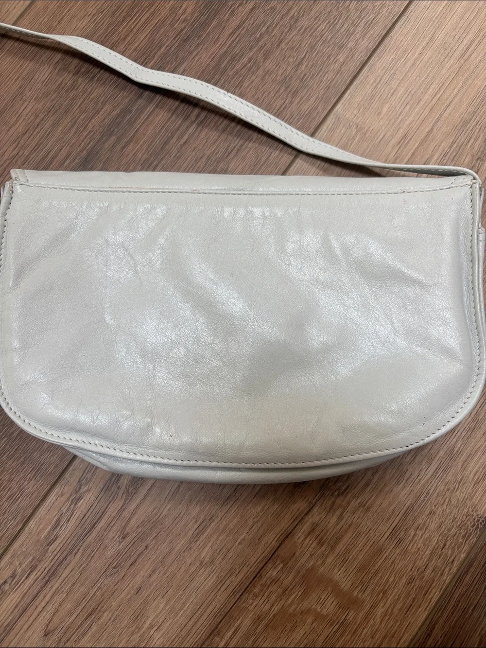 Finesuede Vintage Leather Crossbody Bag - Minimal Shoulder Purse Made in England